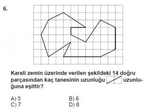 5. Sınıf Matematik kazanım Test 7 soru 6