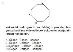 5. Sınıf Matematik kazanım Test 8 soru 3