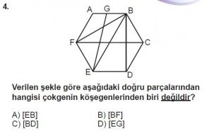 5. Sınıf Matematik kazanım Test 8 soru 4