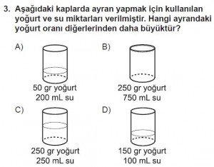 6. Sınıf Matematik kazanım Test 5 soru 3