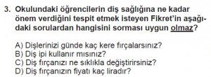 6. Sınıf Matematik kazanım Test 8 soru 3
