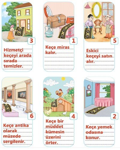 7. Sınıf Türkçe Çalışma Kitabı MEB Yayınları 4. Tema 6. Etkinlik