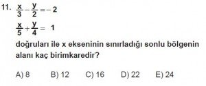 9. Sınıf Matematik kazanım Test 4 soru11