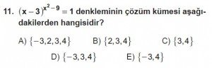 9. Sınıf Matematik kazanım Test 5 soru11