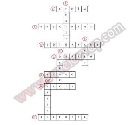 Kurumlar ve Sosyal Örgütler Teması 5. Soru