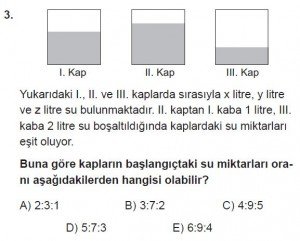 Mezun Matematik kazanım Test 16 soru 3