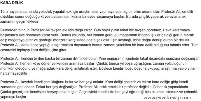 Momo 5. Etkinlik Cevabı