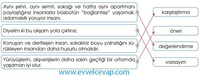 Toplum Hayatı Tema Sonu Değerlendirme Soruları ve Cevapları