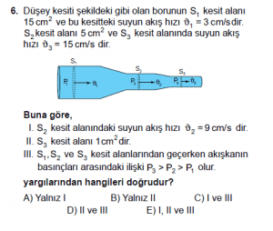 10. Sınıf Fizik Test 4 Soru 6