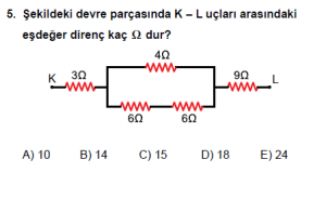 10. Sınıf Fizik Test8 Soru 5