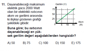 10. Sınıf Fizik Test9 Soru 11