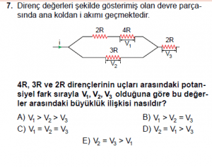 10. Sınıf Fizik Test9 Soru 7