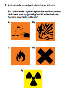 10. Sınıf Kimya Test 5 Soru 2