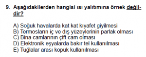 12. Sınıf Fizik Test1 Soru 9