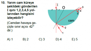 12. Sınıf Fizik Test10 Soru 10