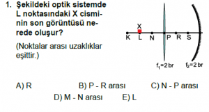 12. Sınıf Fizik Test11 Soru 1