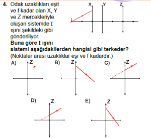 12. Sınıf Fizik Test11 Soru 4