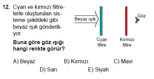 12. Sınıf Fizik Test12 Soru 12