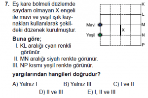 12. Sınıf Fizik Test12 Soru 7