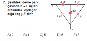 12. Sınıf Fizik Test5 Soru 7