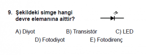 12. Sınıf Fizik Test7 Soru 9
