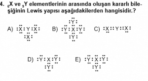 12. Sınıf Kimya Test 6 Soru 4