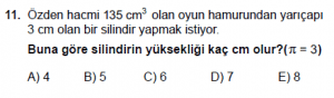 9. Sınıf Fizik Test 4 Soru 11