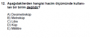 9. Sınıf Fizik Test 4 Soru 12