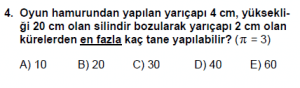 9. Sınıf Fizik Test 4 Soru 4