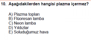 9. Sınıf Fizik Test 8 Soru 10