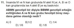 10. Sınıf Biyoloji Test 12 Soru-11