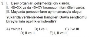 10. Sınıf Biyoloji Test 15 Soru-9