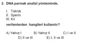 10. Sınıf Biyoloji Test 17 Soru-2
