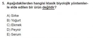 10. Sınıf Biyoloji Test 17 Soru-5