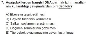 10. Sınıf Biyoloji Test 18 Soru-7