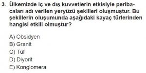 10. Sınıf Coğrafya Test 1 Soru-3