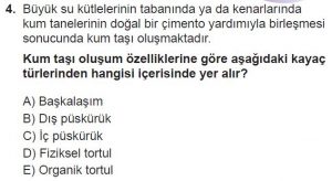 10. Sınıf Coğrafya Test 1 Soru-4
