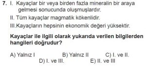 10. Sınıf Coğrafya Test 1 Soru-7