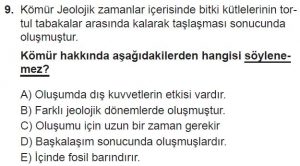 10. Sınıf Coğrafya Test 1 Soru-9