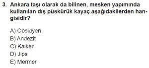 10. Sınıf Coğrafya Test 2 Soru-3