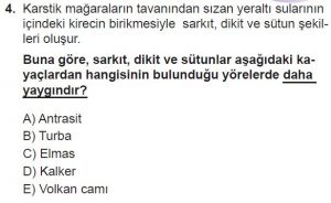 10. Sınıf Coğrafya Test 2 Soru-4