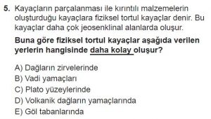 10. Sınıf Coğrafya Test 2 Soru-5