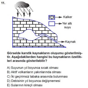10. Sınıf Coğrafya Test 3 Soru-11