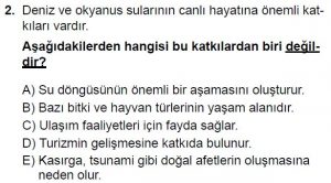 10. Sınıf Coğrafya Test 3 Soru-2
