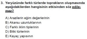 10. Sınıf Coğrafya Test 4 Soru-3