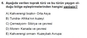 10. Sınıf Coğrafya Test 4 Soru-6