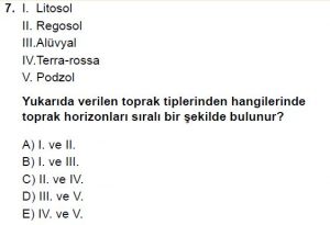 10. Sınıf Coğrafya Test 4 Soru-7