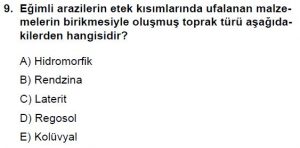10. Sınıf Coğrafya Test 4 Soru-9