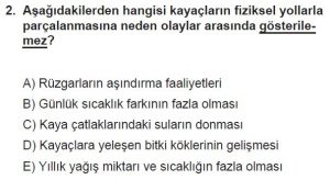 10. Sınıf Coğrafya Test 5 Soru-2