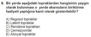 10. Sınıf Coğrafya Test 5 Soru-6